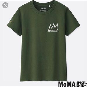Uniqlo SPRZ | Basquiat Olive Green T-Shirt